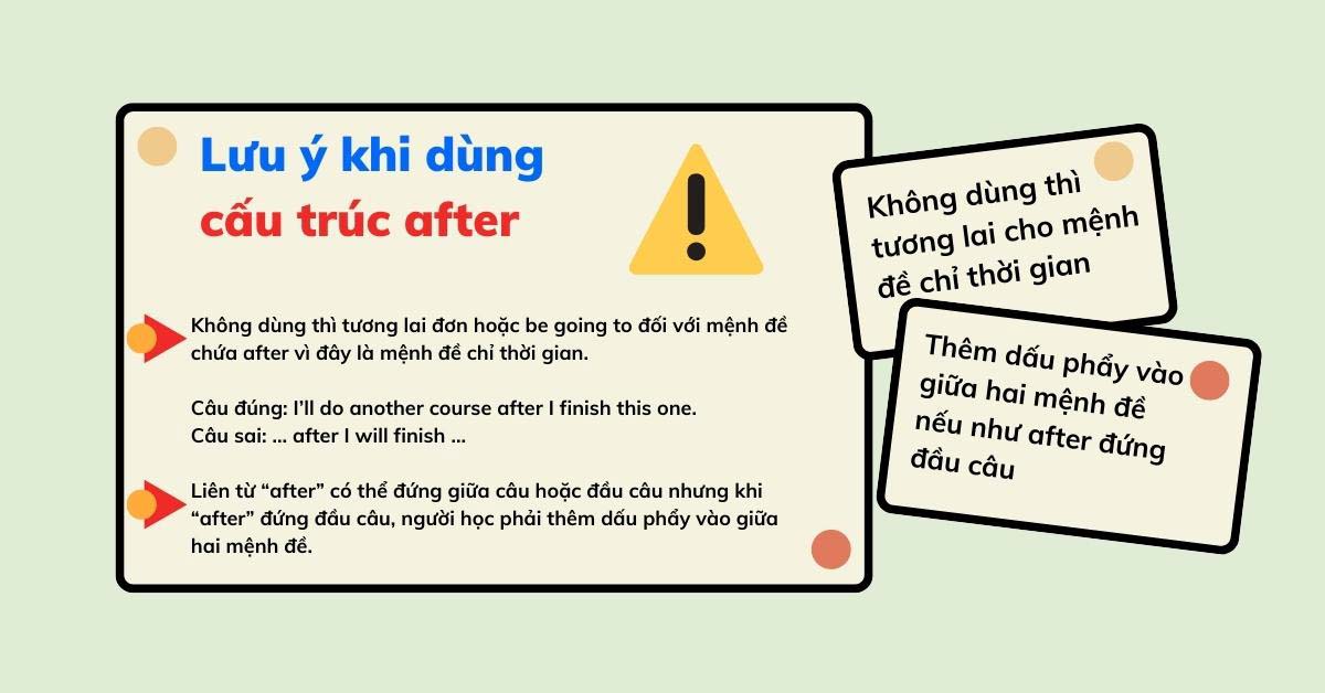 Cấu trúc After trong tiếng Anh và cách dùng cụ thể