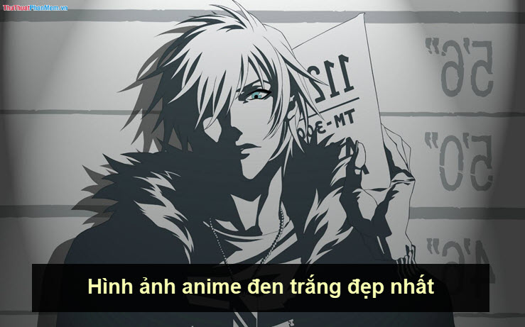 Hình ảnh anime đen trắng đẹp nhất