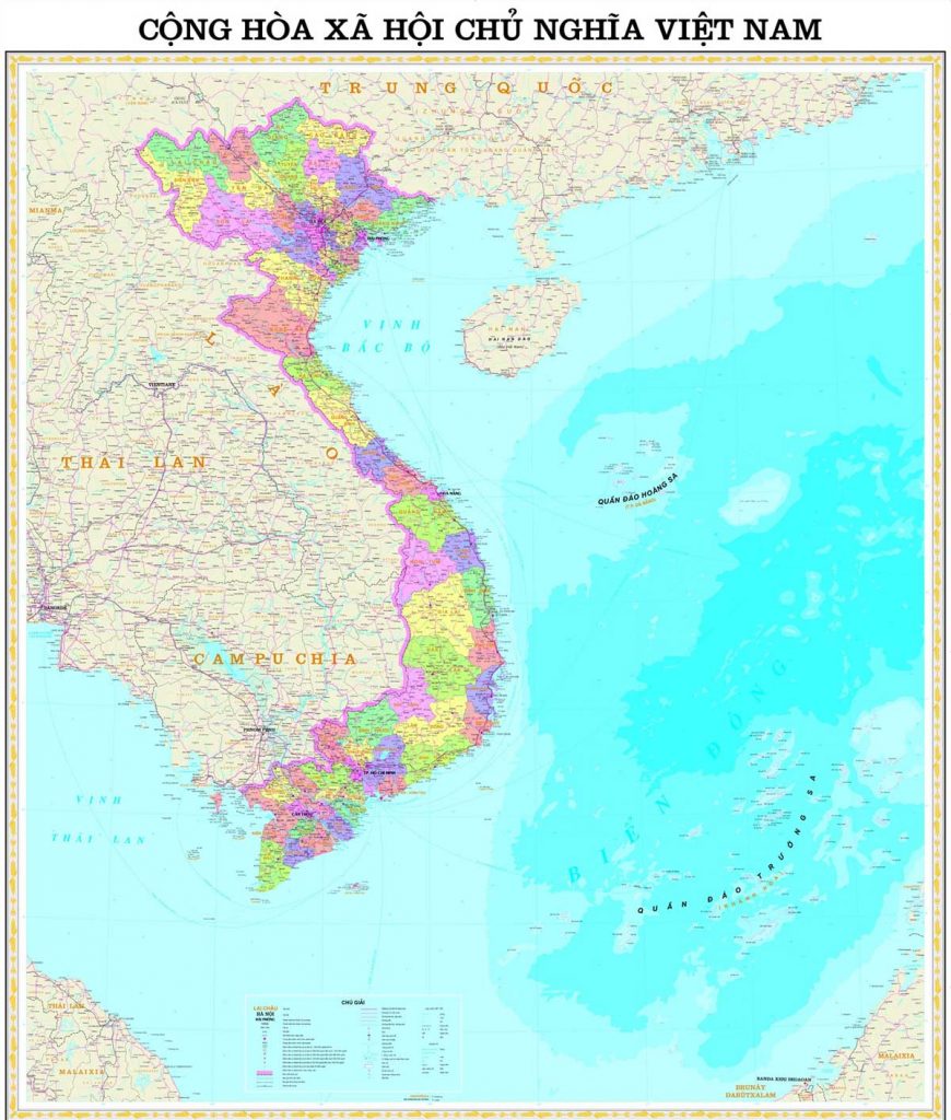 Trọn bộ 900+ hình ảnh bản đồ Việt Nam đẹp, cực chi tiết