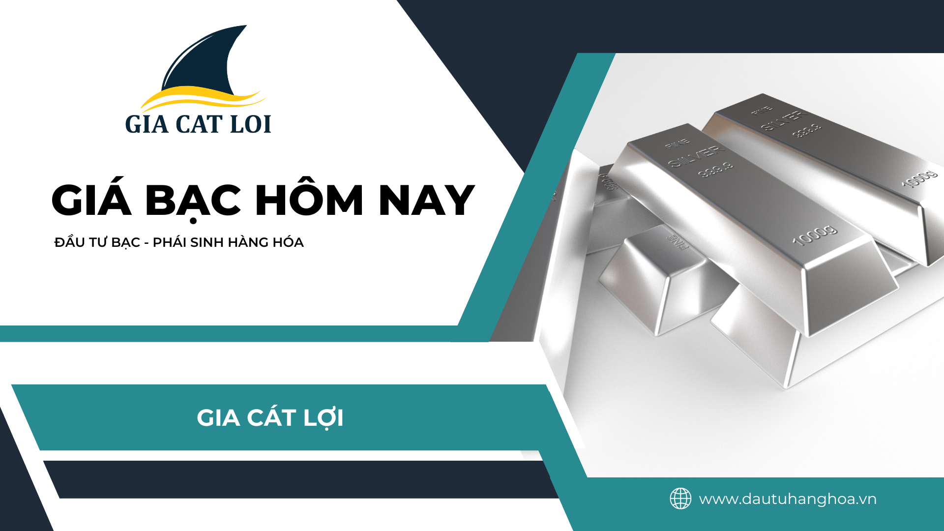 Giá Bạc Hôm Nay – Liên tục cập nhật trực tiếp bảng giá bạc 24h