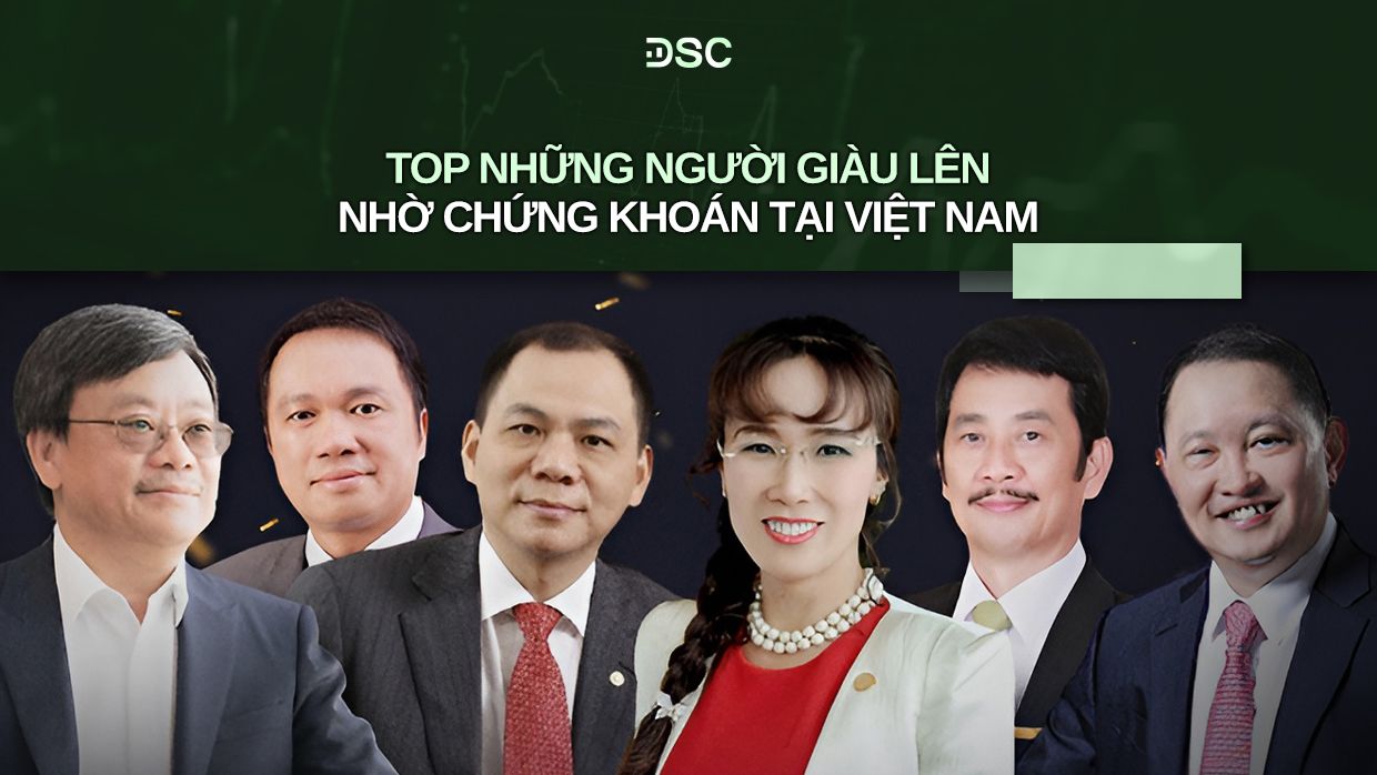 Top 10 người giàu nhất trên thị trường chứng khoán Việt Nam