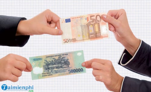 Chuyển đổi Euro thành tiền Việt, tỷ giá tiền Euro với VNĐ