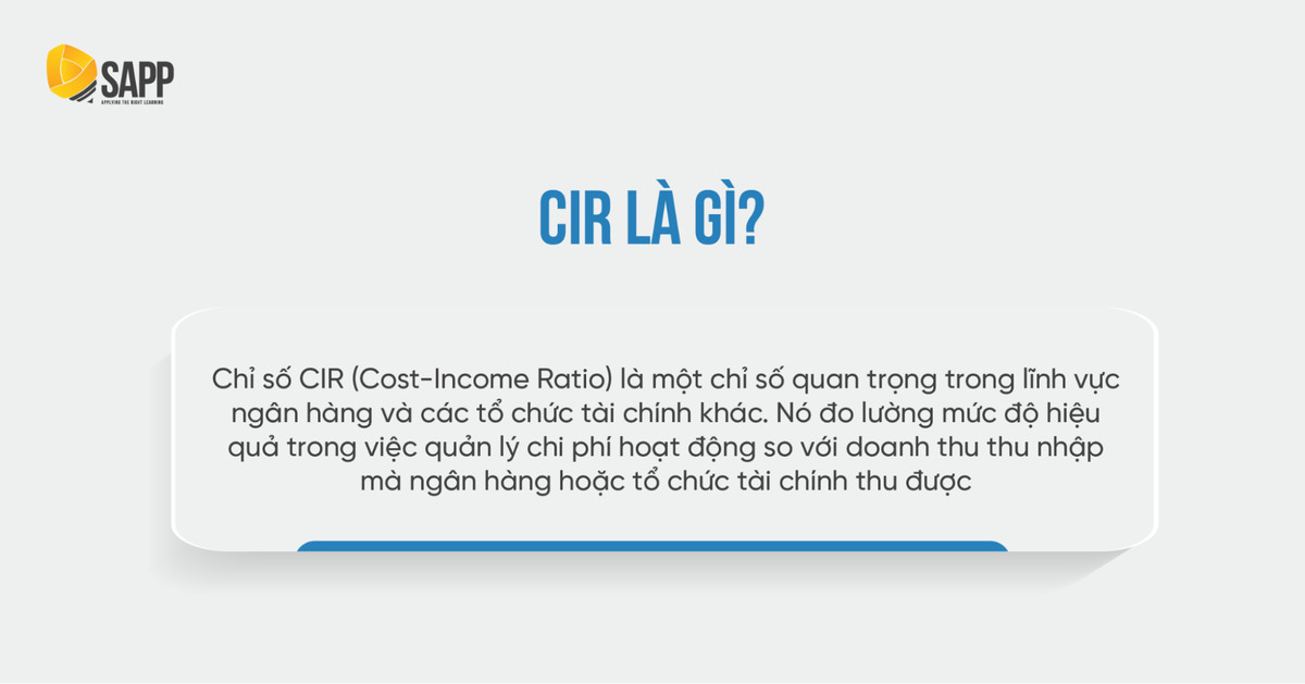 ​​​​​​​Chỉ Số CIR Là Gì? Ý Nghĩa Và Cách Tính CIR Trong Ngân Hàng