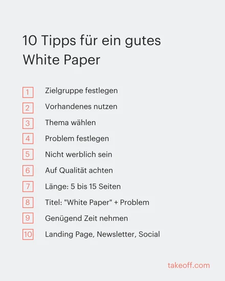 Wie Sie ein verdammt gutes White Paper erstellen [10 Tipps]