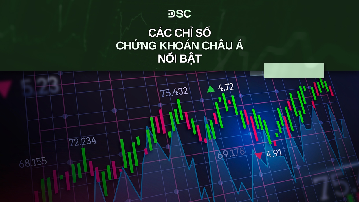 Các chỉ số chứng khoán châu Á nổi bật