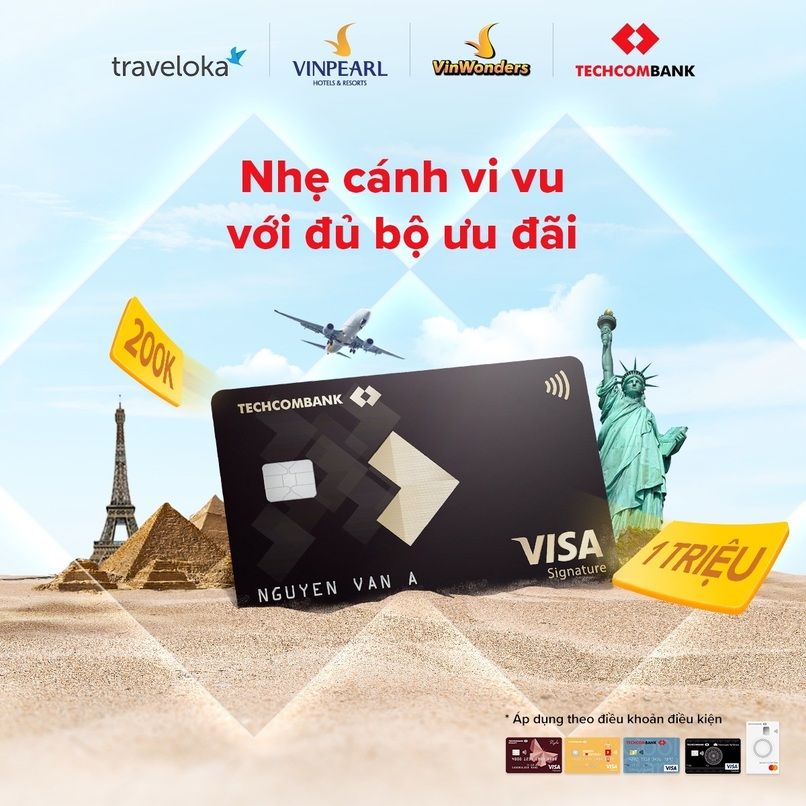 [Cập nhật] Ưu đãi thẻ tín dụng Techcombank Visa Signature