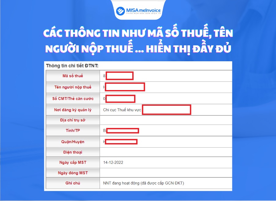 Cách tra cứu thông tin người nộp thuế đầy đủ và chi tiết nhất