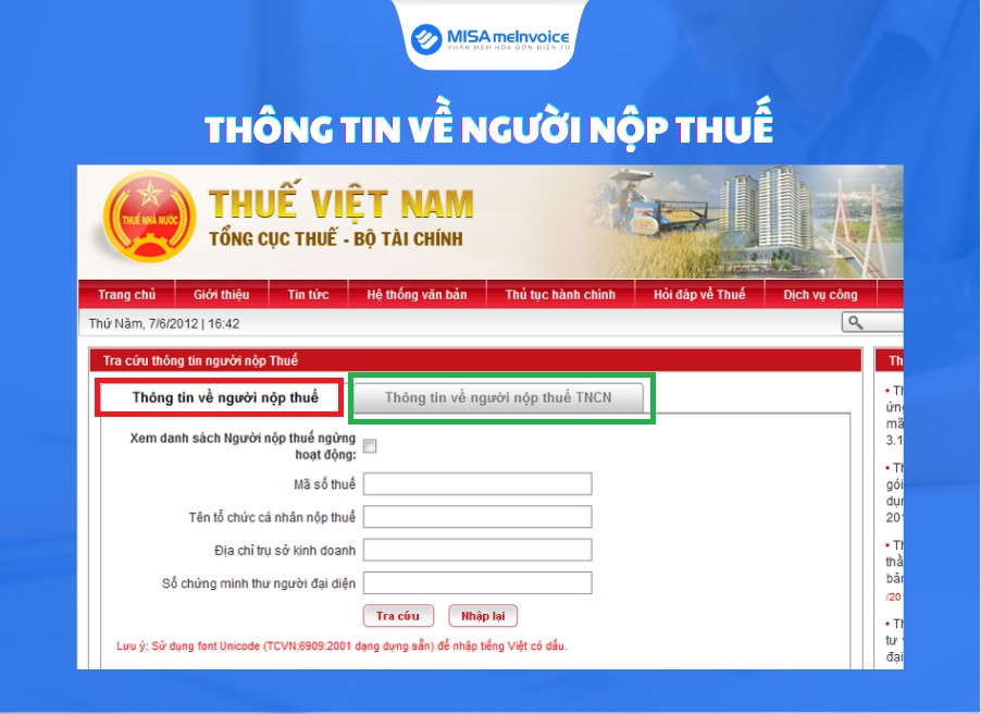 Cách tra cứu thông tin người nộp thuế đầy đủ và chi tiết nhất