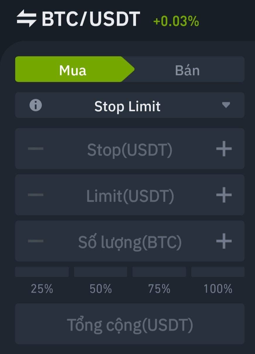 Lệnh Stop Limit là gì? Cách sử dụng lệnh Stop Limit trên sàn giao dịch Binance