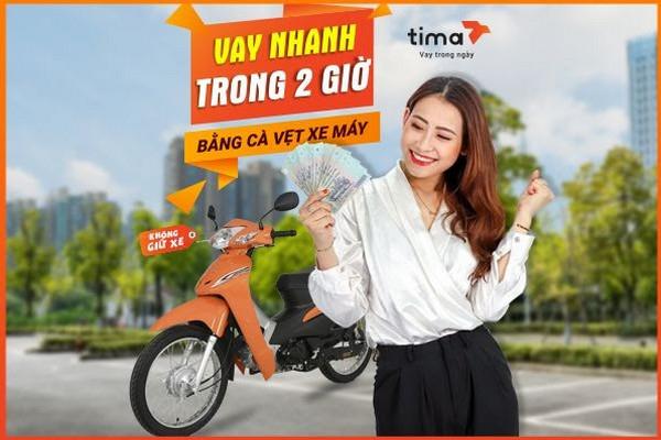 Vay tiền chấp nhận nợ xấu nhóm 5 tại Tima đơn giản, lãi suất chỉ 15,95%/năm