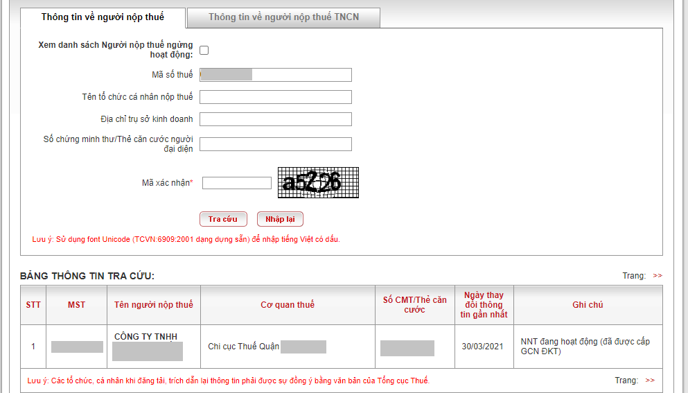 03 cách tra cứu thông tin người nộp thuế đơn giản năm 2023
