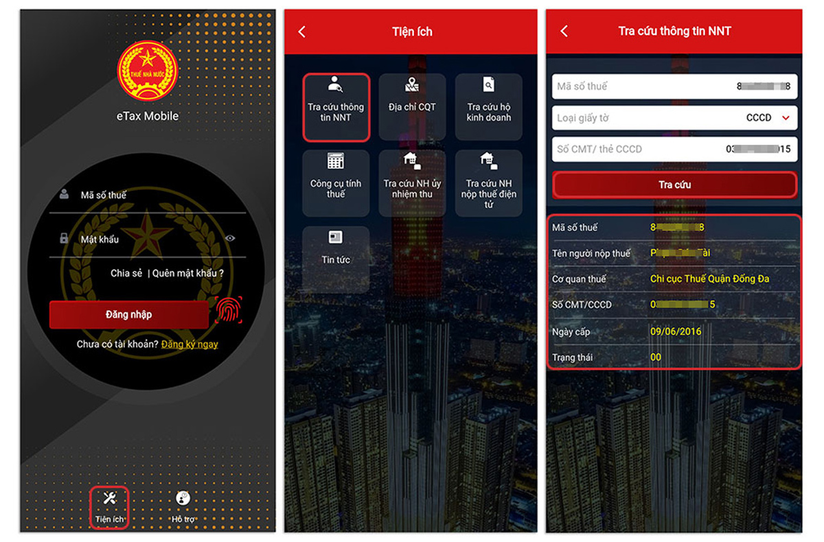 Hướng dẫn tra cứu Mã số thuế bằng CMND và CCCD mới