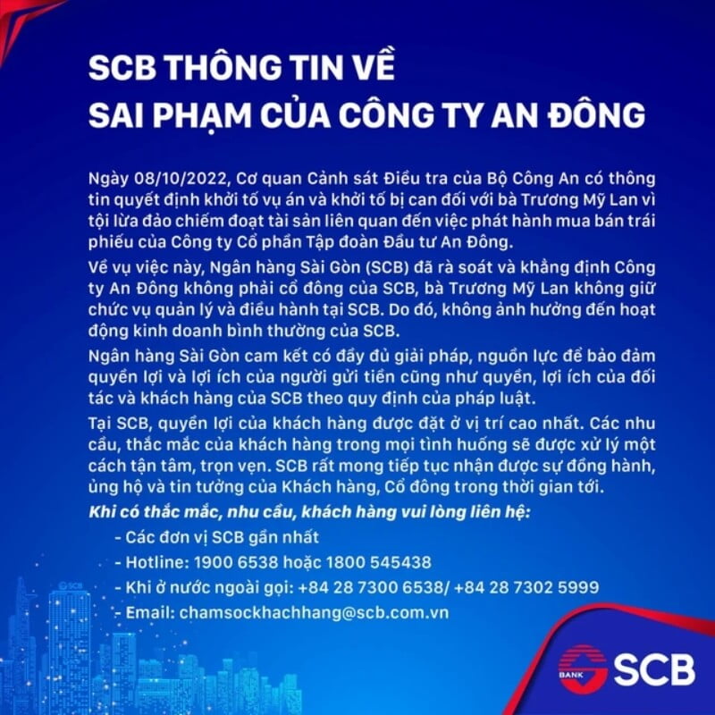 Tại sao có tin đồn SCB phá sản vào tháng 10/2022? Cùng làm rõ SCB có Vỡ Nợ hay không