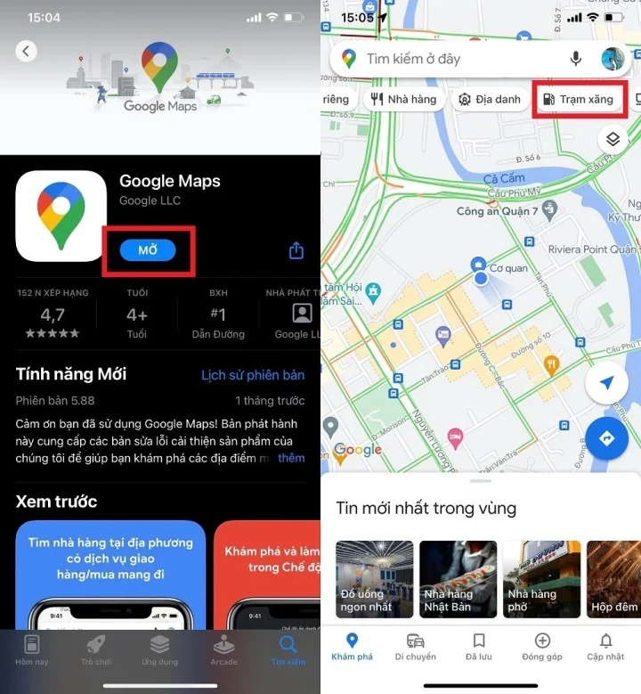 3 cách tìm cây xăng gần nhất bằng Google Maps trên điện thoại tiện lợi nhất