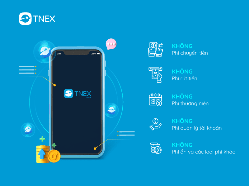 Sử dụng ngân hàng nào miễn phí duy trì? | TNEX