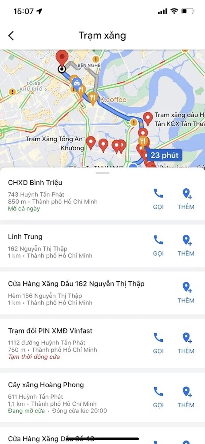 3 cách tìm cây xăng gần nhất bằng Google Maps trên điện thoại tiện lợi nhất