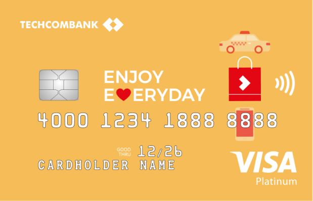 Danh sách 08 thẻ tín dụng Techcombank