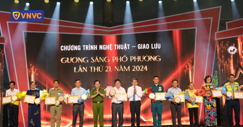 VNVC đồng hành cùng Công an TPHCM tổ chức chương trình “Gương sáng phố phường” lần thứ 21