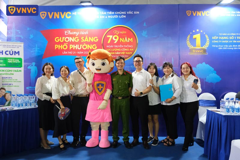 VNVC đồng hành cùng Công an TPHCM tổ chức chương trình “Gương sáng phố phường” lần thứ 21