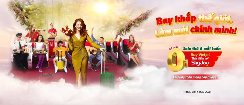 Mã giảm giá VietJet Air - Cập nhật tháng 7/2024