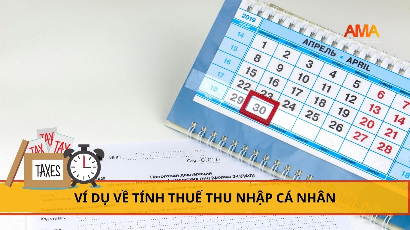 Ví dụ tính thuế thu nhập cá nhân mới nhất