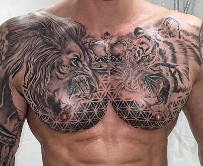 Gợi ý 1001+ mẫu hình xăm ở ngực đẹp mắt và ấn tượng nhất - Genztattoo