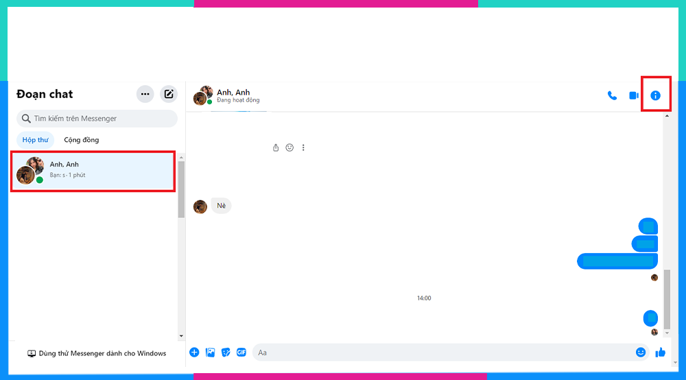 Cách thay đổi ảnh nhóm trên Messenger bằng máy tính, điện thoại