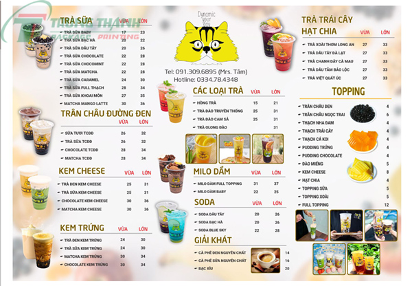 Mẫu Menu Cafe Đẹp File Word Miễn Phí, Hình Ảnh Sắc Nét