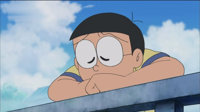 Nobita trong anime vô cùng phong cách