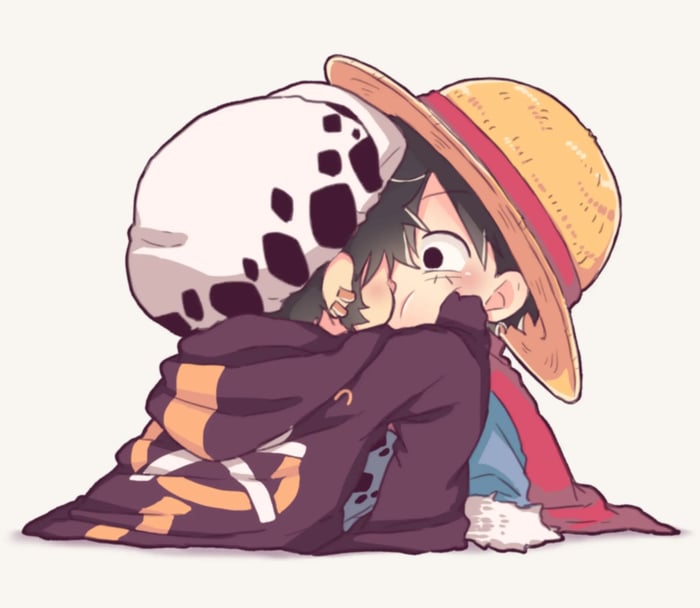 Luffy chibi ngầu - Bức tranh đẹp lung linh