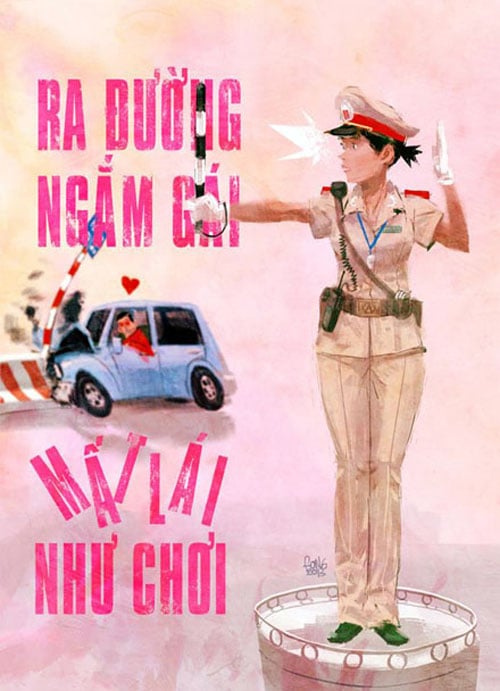 Các bức tranh về chủ đề an toàn giao thông đẹp nhất