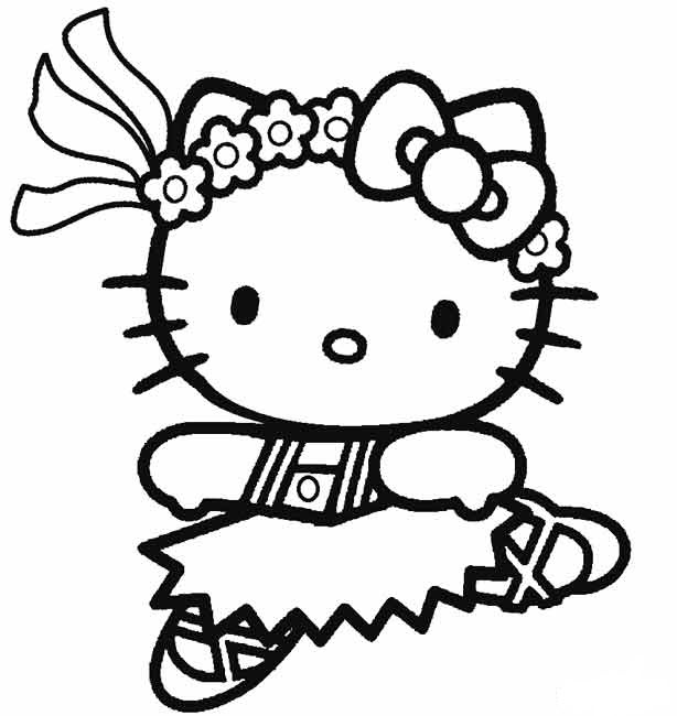 Bộ sưu tập tranh tô màu Hello Kitty đáng yêu