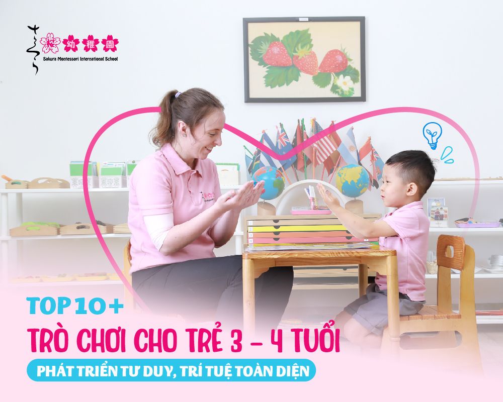 Top 10+ trò chơi cho trẻ 3 - 4 tuổi phát triển tư duy, trí tuệ toàn diện