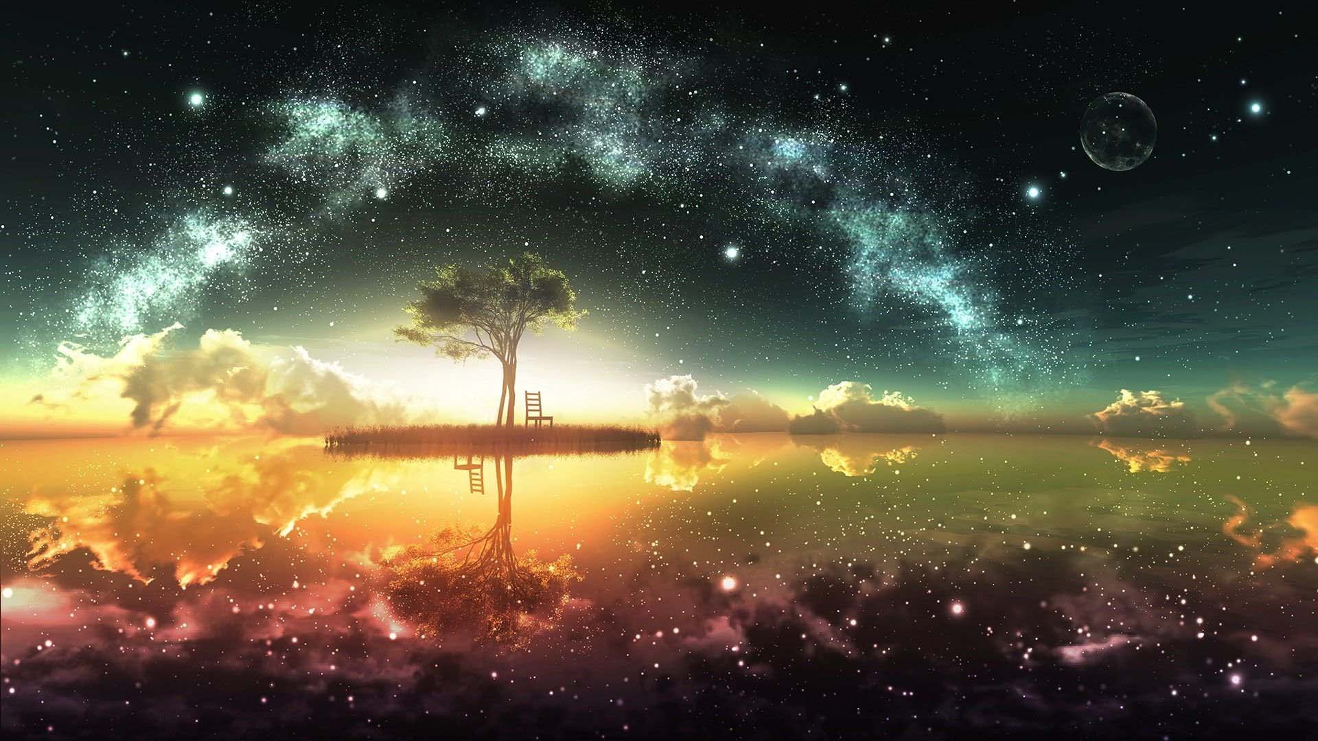 50+ Anime Galaxy huyền ảo