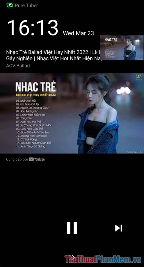 Hướng dẫn sử dụng Pure Tuber - App nghe nhạc youtube tắt màn hình