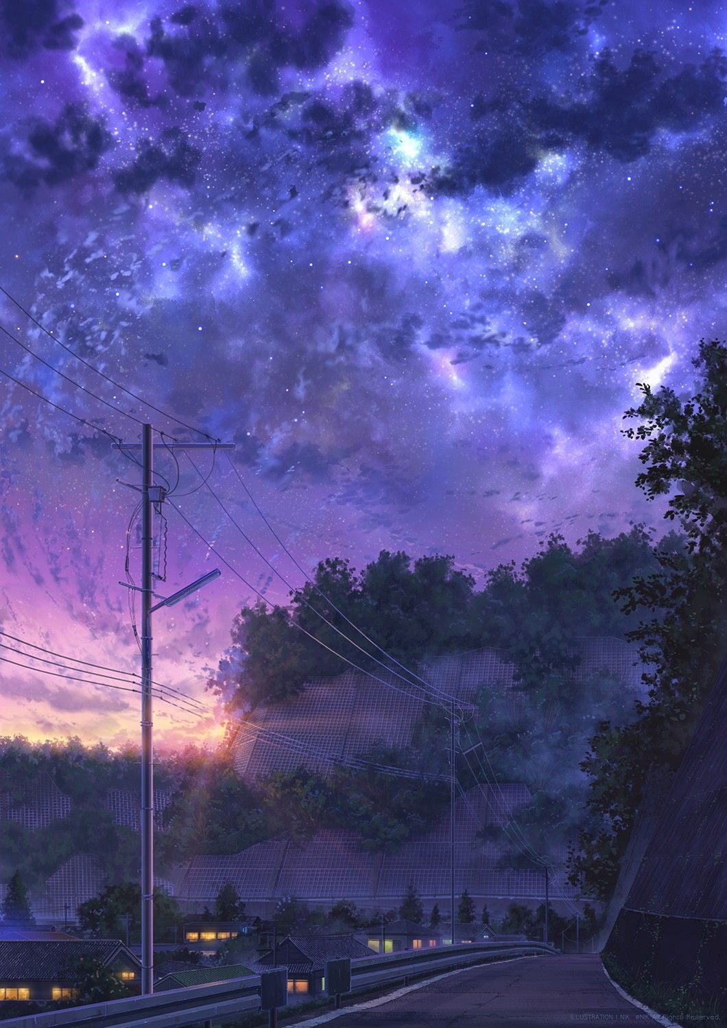 50+ Anime Galaxy huyền ảo