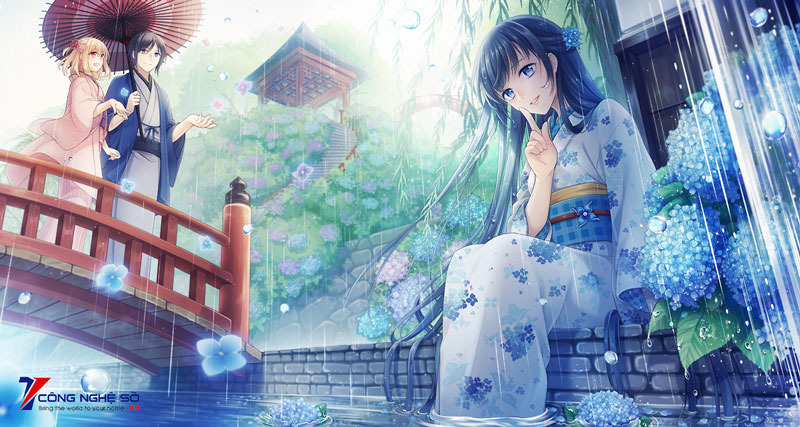 99+ hình ảnh anime nữ tóc xanh dương cute, lạnh lùng