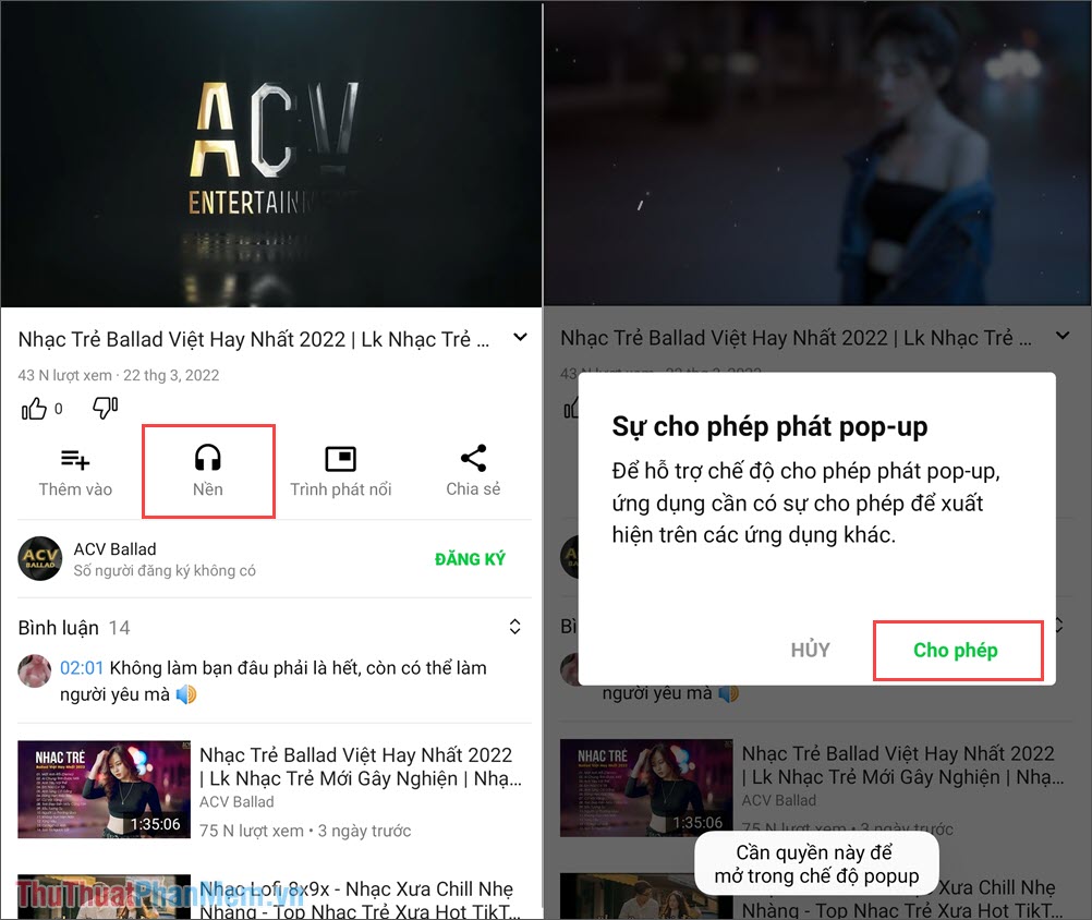 Hướng dẫn sử dụng Pure Tuber - App nghe nhạc youtube tắt màn hình