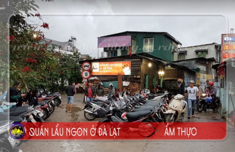 Review quán lẩu bò Ba Toa Quán Gỗ chính gốc ở Đà Lạt