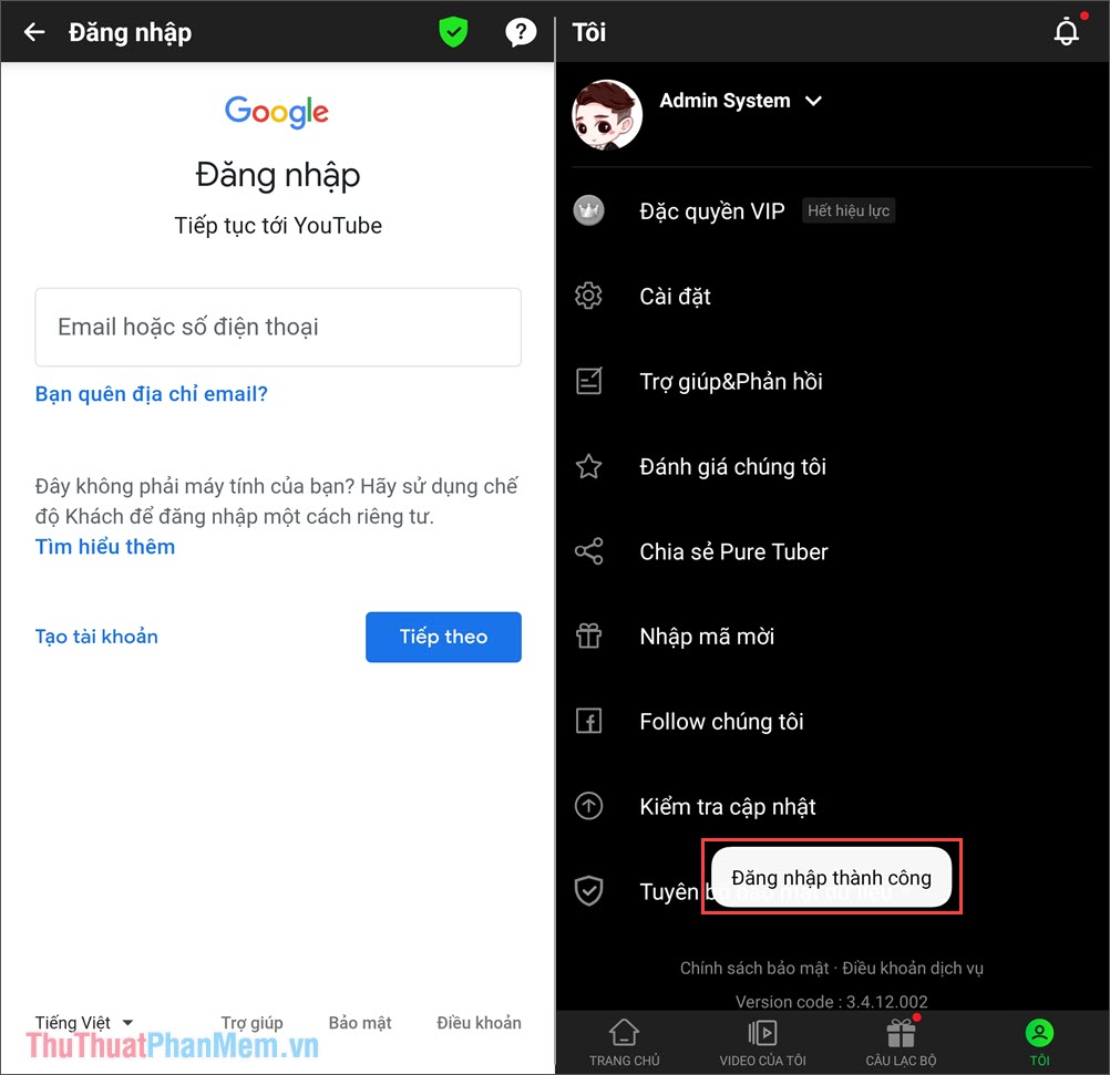 Hướng dẫn sử dụng Pure Tuber - App nghe nhạc youtube tắt màn hình