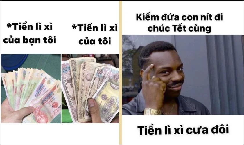 Sưu tầm 50+ mẫu meme Tết độc đáo cho Tết 2024