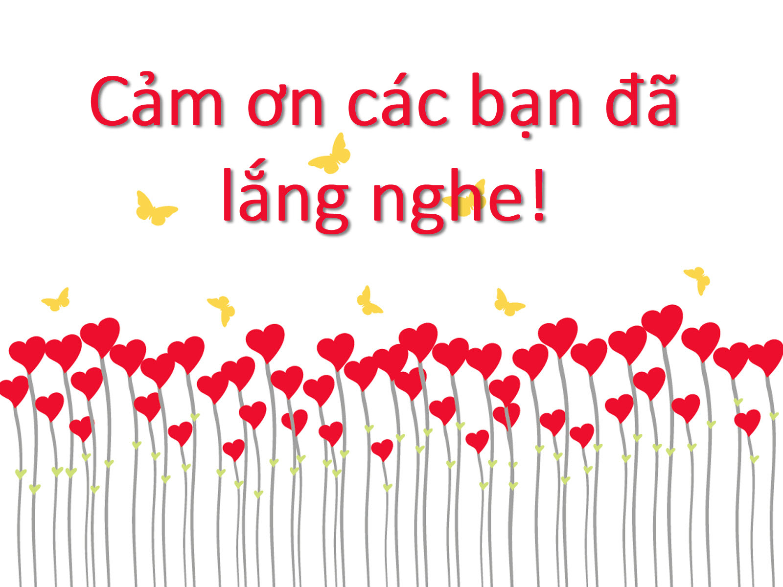 Những hình nền Powerpoint Thank You, Cảm ơn dùng cho Slide kết thúc