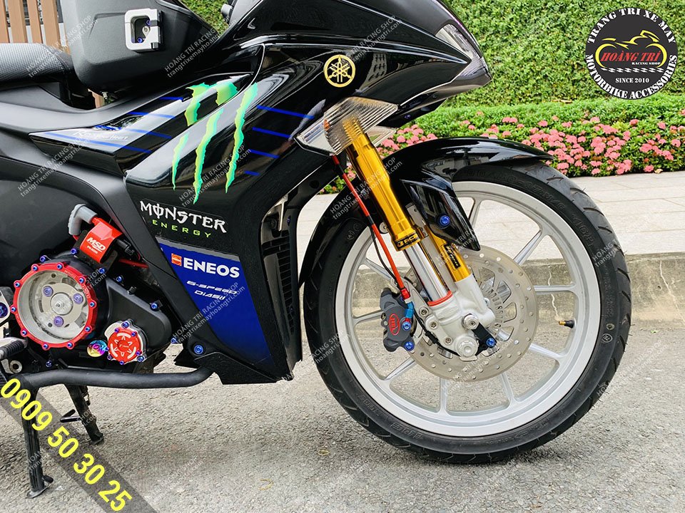 Phuộc Upside Down chính hãng Racing Boy cho xe Exciter 150
