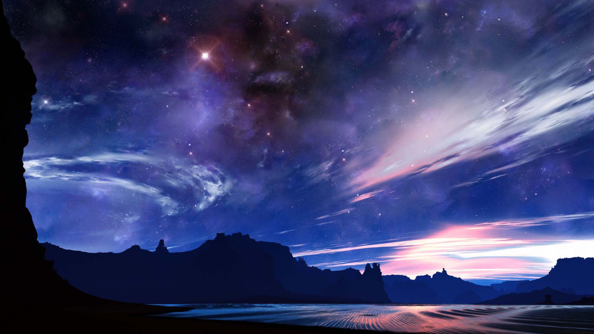 50+ Anime Galaxy huyền ảo