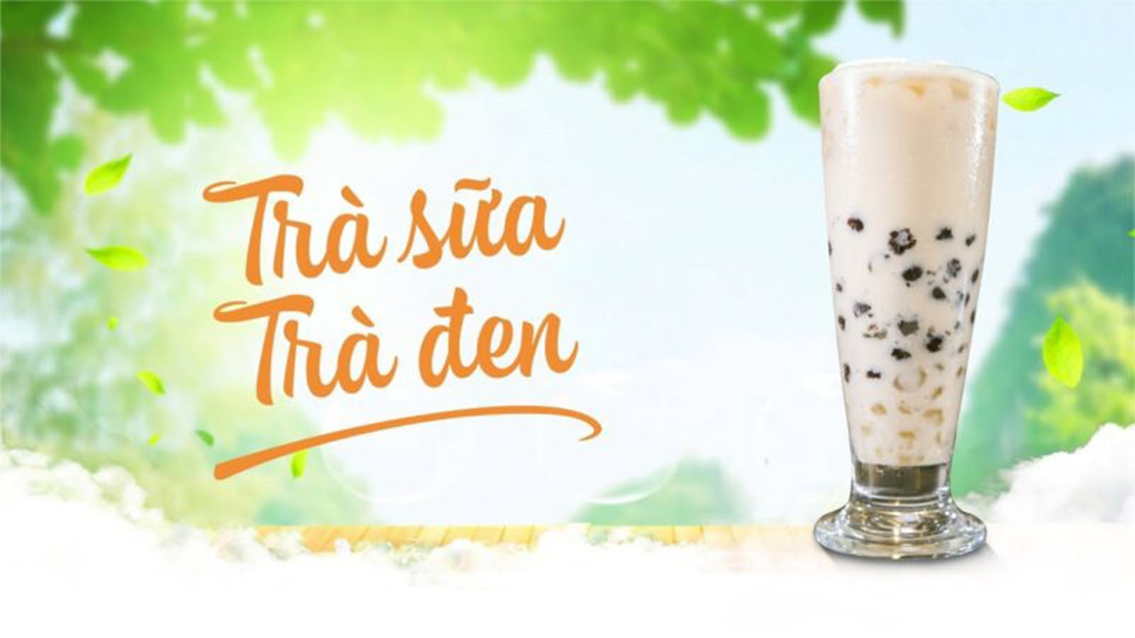 Hình nền trà sữa dễ thương