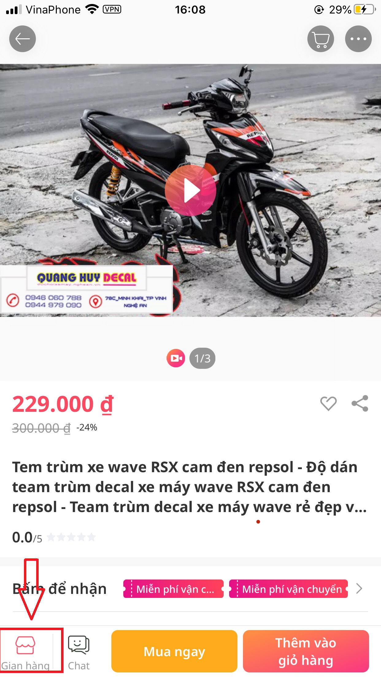 Tem trùm vario xanh trắng HP4, tem xe vario, team vario, tem dán xe máy, tem vario 150, team xe vario, tem vario xanh trắng HP4