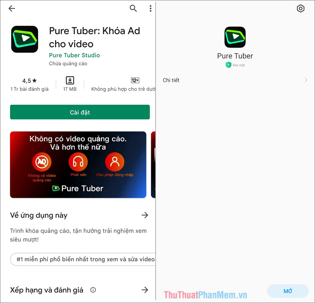 Hướng dẫn sử dụng Pure Tuber - App nghe nhạc youtube tắt màn hình
