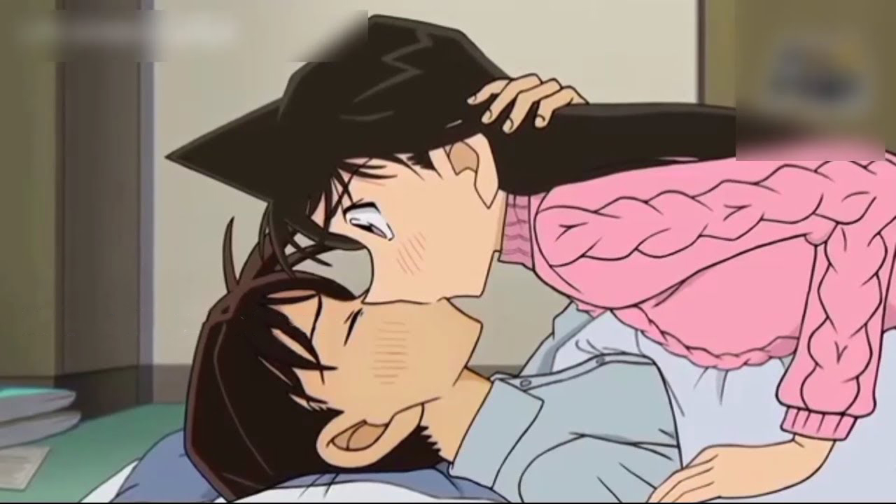 Hình ảnh Shinichi và Ran hôn nhau đẹp nhất