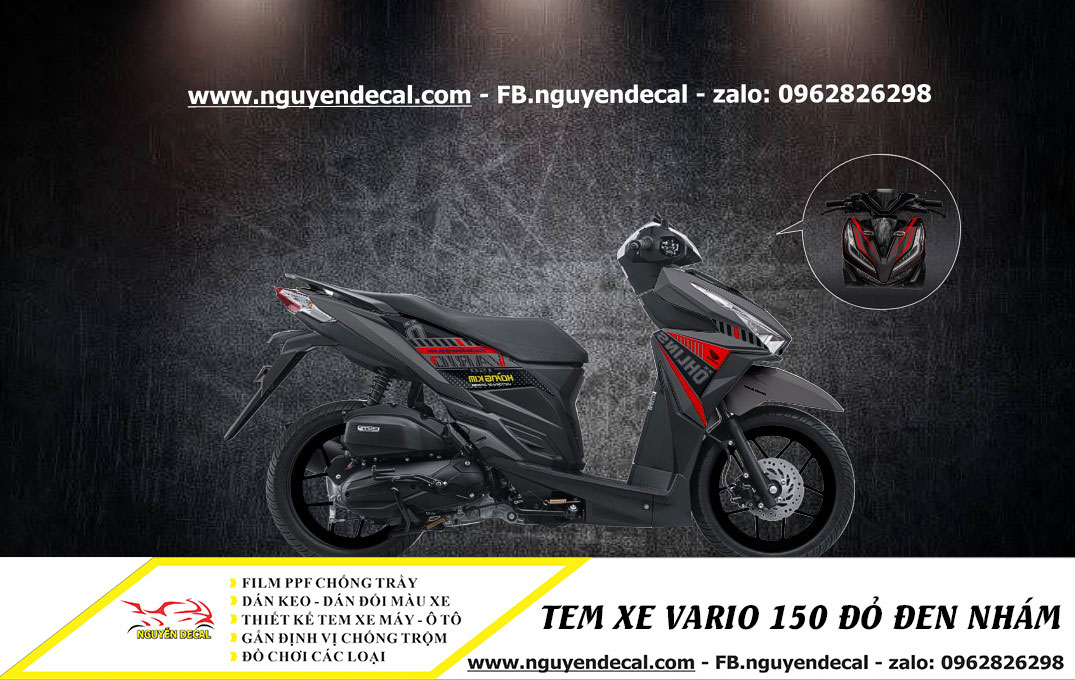 20+ mẫu decal - Tem xe vario được săn đón nhất hiện nay