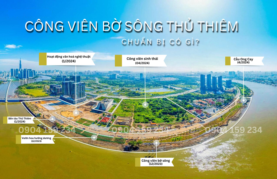 Khám phá công viên bờ sông Thủ Thiêm